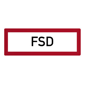 Feuerwehrzeichen FSD DIN 4066
