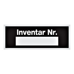 Inventar-Etiketten "Inventar-Nr." 80 x 30 mm