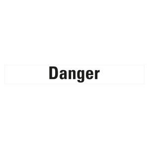 GHS Signalwort "Danger" Aufkleber Folie selbstklebend