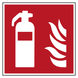 Brandschutzzeichen Feuerlöscher DIN EN ISO 7010 F001