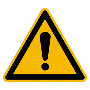 Warnzeichen Allgemeines Warnzeichen DIN EN ISO 7010 W001
