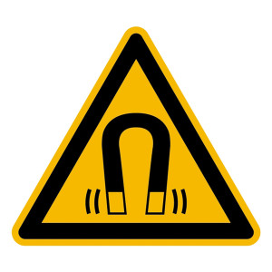 Warnzeichen Warnung vor magnetischem Feld DIN EN ISO 7010 W006