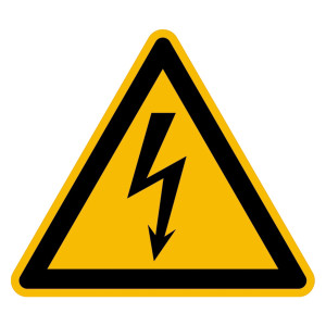 Warnzeichen Warnung vor elektrischer Spannung DIN EN ISO 7010 W012