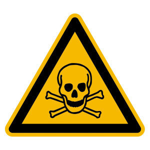 Warnzeichen Warnung vor giftigen Stoffen DIN EN ISO 7010 W016