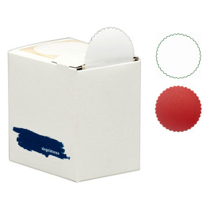 Siegelsterne selbstklebend Ø 53 mm Pack á 600 Stück
