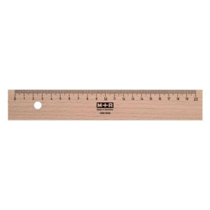 Standardgraph Holzlineal, 20 cm