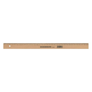 Standardgraph Holzlineal, 50 cm