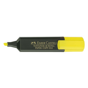 Faber-Castell Textmarker 48 REFILL nachfüllbar, gelb, Einzelstift