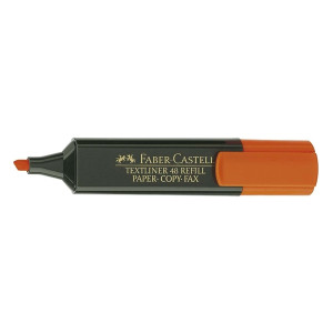 Faber-Castell Textmarker 48 REFILL nachfüllbar, orange, Einzelstift