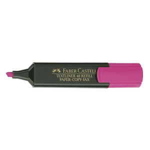 Faber-Castell Textmarker 48 REFILL nachfüllbar, rosa, Einzelstift