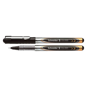 Schneider Tintenroller XTRA 805, mit Röhrchenspitze aus Edelstahl, 0,5 mm, schwarz