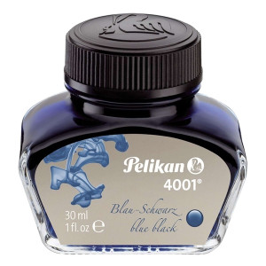 Pelikan Tinte 4001® - 30 ml Glas, blau-schwarz
