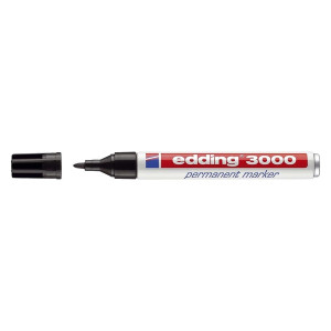Edding 3000 Permanentmarker - nachfüllbar, 1,5 - 3 mm, schwarz