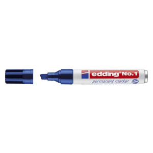 Edding No.1 Permanentmarker - nachfüllbar, 1 - 5 mm, blau