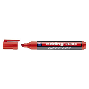 Edding 330 Permanentmarker - nachfüllbar, 1 - 5 mm, rot
