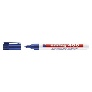 Edding 400 Permanentmarker - nachfüllbar, 1 mm, blau