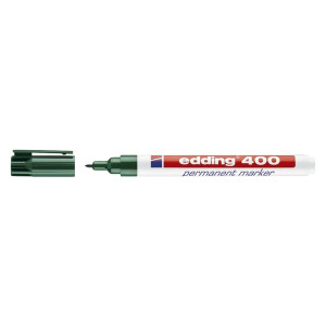 Edding 400 Permanentmarker - nachfüllbar, 1 mm, grün