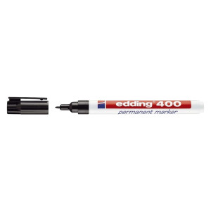 Edding 400 Permanentmarker - nachfüllbar, 1 mm, schwarz