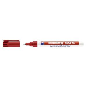 Edding 404 Permanentmarker - nachfüllbar, 0,75 mm, rot