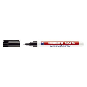 Edding 404 Permanentmarker - nachfüllbar, 0,75 mm, schwarz