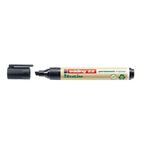 Edding 22 Permanentmarker EcoLine - nachfüllbar, 1 - 5 mm, schwarz
