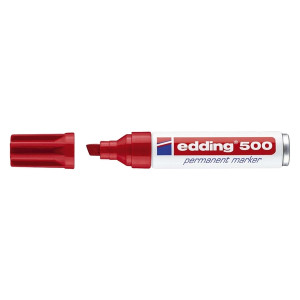 Edding 500 Permanentmarker - nachfüllbar, 2 - 7 mm, rot