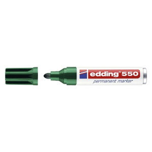 Edding 550 Permanentmarker - nachfüllbar, 3 - 4 mm, grün