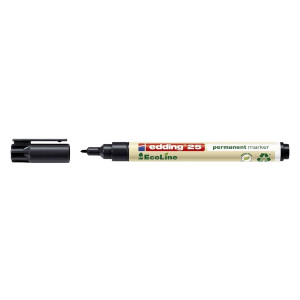 Edding 25 Permanentmarker EcoLine - nachfüllbar, 1 - 5 mm, schwarz