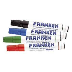 FRANKEN KombiMarker MagWrite - 1 - 3 mm, Rundspitze, 4 Farben sortiert