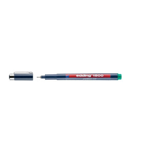 Edding 1800 Faserzeichner profipen - 0,5 mm, grün