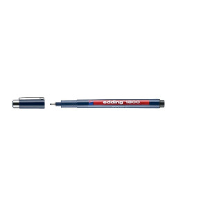 Edding 1800 Faserzeichner profipen - 0,7 schwarz