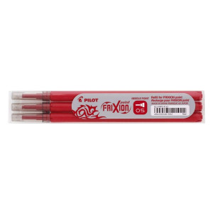 Pilot Tintenrollermine, Frixion 2264, BLS-FRP5-S3, 0,3 mm, rot, 3St im Etui