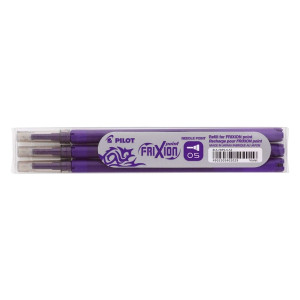 Pilot Tintenrollermine, Frixion 2264, BLS-FRP5-S3, 0,3 mm, violett, 3St im Etui
