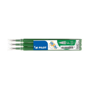 Pilot Tintenrollermine, für Frixion 2275, BLS-FR7-G-S3, 0,3 mm, grün, 3St im Etui