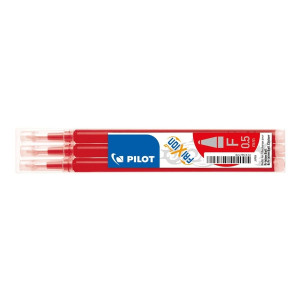 Pilot Tintenrollermine, für Frixion 2275, BLS-FR5-R-S3, 0,3 mm, rot, 3St im Etui
