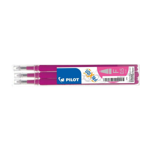 Pilot Tintenrollermine, für Frixion 2275, BLS-FR5-P-S3, 0,3 mm, pink, 3St im Etui