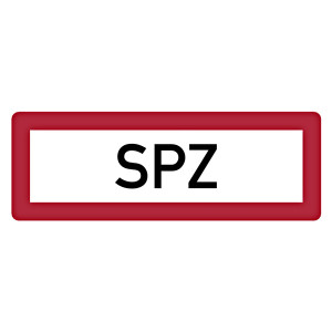 Feuerwehrzeichen SPZ DIN 4066