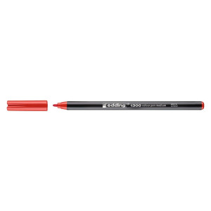Edding 1300 Fasermaler color pen - ca. 3 mm, rot
