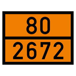 Warntafel 80 2672, orange, 400 x 300 mm