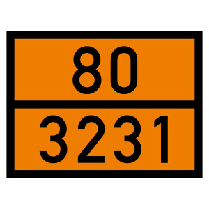 Warntafel 80 3231, orange, 400 x 300 mm