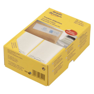 Avery Zweckform® 3442 Frankier-Etiketten - doppelt, 138 x 48 mm, 500 Stück