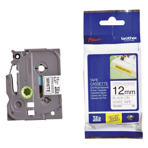 Brother® TZe-S231 Schriftbandkassette - laminiert, 12 mm x 8 m, schwarz auf weiß