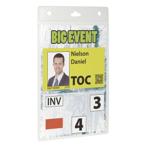Durable Namensschild A6 - Kunststoff, transparent, 105 x 148 mm, 20 Stück