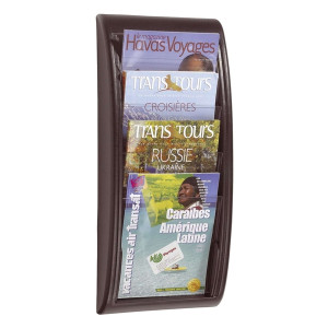 Paperflow Wand-Prospekthalter Quick Blick - A4, schwarz