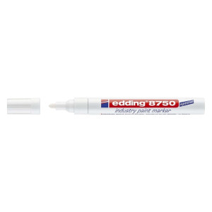 Edding 8750 Lackmarker industry paint marker, 2-4 mm, weiß