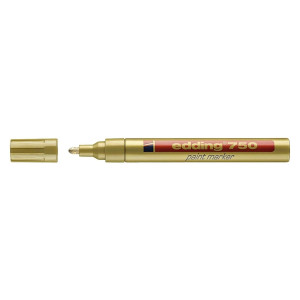 Edding 750 Lack-Marker creative - 2 - 4 mm, gold
