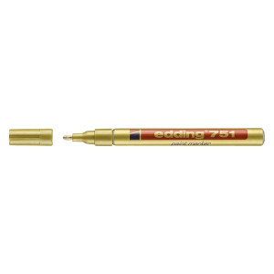Edding 751 Glanzlack-Marker creative - 1 - 2 mm, gold