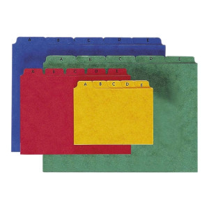 Pagna® Kartei-Leitregister A - Z - für Größe A5 quer, rot