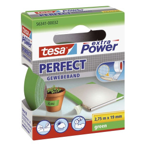 Tesa® Gewebeklebeband extra Power Gewebeband, 2,75 m x 19 mm, grün