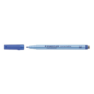 Staedtler® Folienstift Lumocolor correctable, blau, 1,0 mm